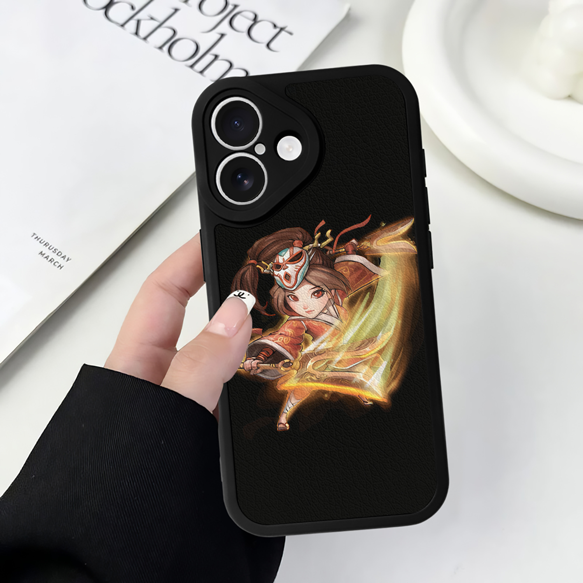 （画像用） リーグ・オブ・レジェンド League of Legends LOL 【iPhone 16シリーズ対応】シリコンスマホケース（レザー調） 材質：シリコン
